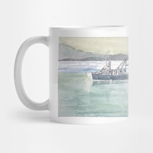 Maine Fishing Boat Mug